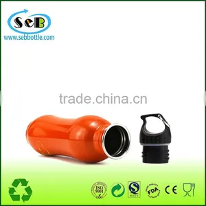 Wholesale 600ml Stainless Steel Outdoor Sports Water Bottle With Climbing Buckle Custom Logo thumbnail-4