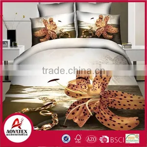 2016 New Style 13372 60*40s Reactive Printed 3D Green Grass Bedding Sets thumbnail-4
