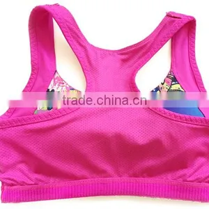 Fashion High Impact Sublimated Reversible Racerback Sports Bra thumbnail-6