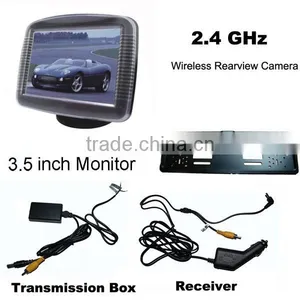 European License Plate Frame Car Wireless Backup Car Camera thumbnail-1
