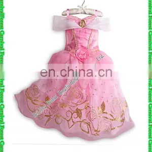 2016 Frozen Elsa Girl Party Dress , The New Children Dress Roses Sleeping Beauty Frozen Elsa ANNA Dress Cartoon 79825-1 thumbnail-5