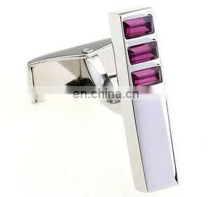 Fashion Men's Shirt Rhinestone Cufflinks thumbnail-1