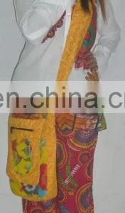 Ladies Reversible Canvas Printed Women's Hangbags thumbnail-4