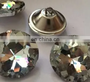 Round Crystal Glass Buttons Copy Diamond Button Pull Buttons Rhinestone Sofa Crystal Decorative Diamond thumbnail-3