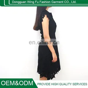 Slim Fit Dresses Black Lace Dress Patterns thumbnail-5