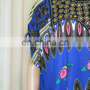 African Women Beaded Dashika Kaftan Design Dress thumbnail-2