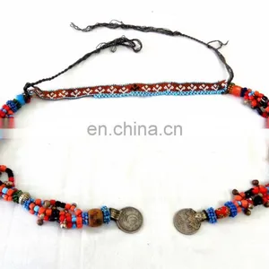 Afghani Handmade Necklace-Vintage Beaded Necklace thumbnail-4