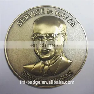 Brass,Zinc Alloy,iron Type and Coin Product Type Metal Coins Die Struck Antique Brass Big Coins thumbnail-1