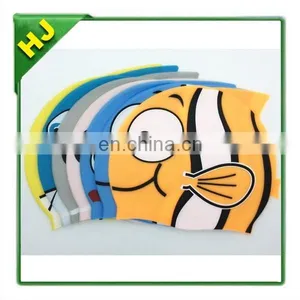 Fish Silicone Swimming Caps for Kids thumbnail-1