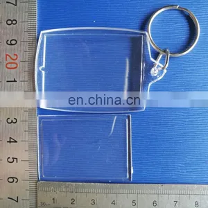 High Quality Photo Insert Clear Acrylic Keychain Blank thumbnail-5
