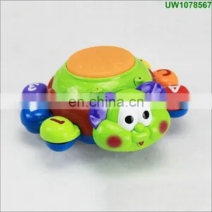 Baby Toy Drum, Musical Learning Drum With Flashing LED Lights Electronic Education Toys for Toddlers Early Development thumbnail-1