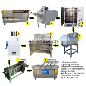 Cashew Nuts Processing Machine Hot Selling Cashew Nut Peeling Machine Cashew Nuts Steam Cooker Machine thumbnail-3