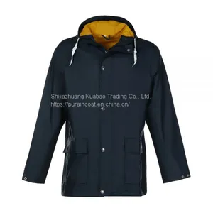 Waterproof PU Rain Jacket thumbnail-1
