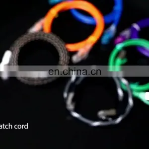 Cat6 Sftp 4pr 23awg Thin Slim 0.5mm Cca Cable Cat6 Utp Jumper Cable Patch Cord thumbnail-1
