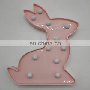 Easter Rabbit Marquee LED Light For Home Decoration thumbnail-3