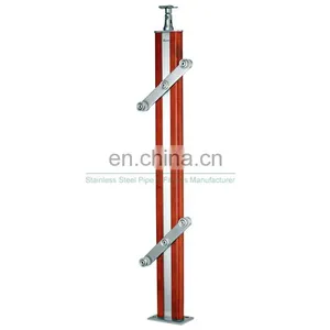 Hot Popular Post Stainless Steel Balustrade Handrails Indoor Stair Railing Wholesale From China thumbnail-3