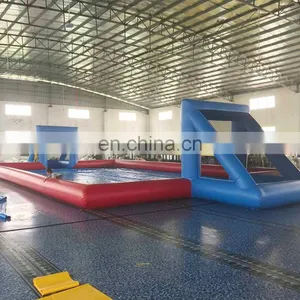 Soap Inflatable Water Soccer Field For Football Game thumbnail-4