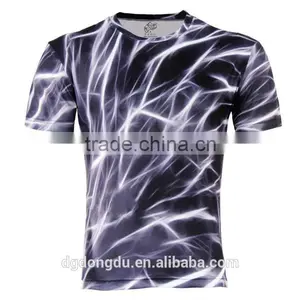 Men's New Fashion Animal Creative Cool T-Shirt Finger/flash/crow/monkey 3d Printed Summer Short Sleeve Large thumbnail-1