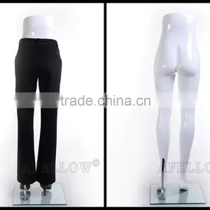 Glossy White Torso Female Trousers Mannequins thumbnail-2