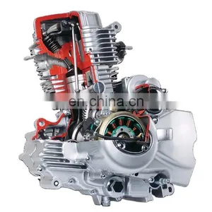 High Quality Motorcycle Air Cooled Engine CGP125/150/175/200CC Motorcycle Engine Assembly thumbnail-1