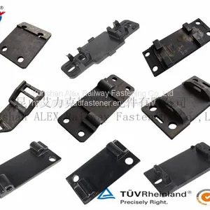 Tie Plate of High Speed WJ-8 Rail Fastening System for Ballastless Track With Shoulder thumbnail-3