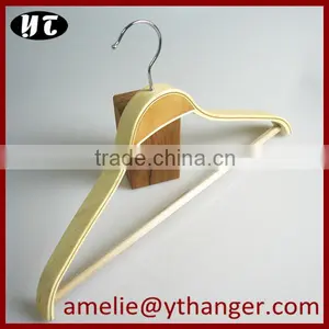 Curved Hanger Laminated Wooden Hanger for Suits thumbnail-1