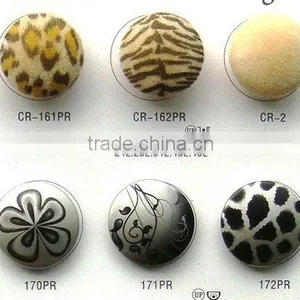 High Quality Imitation Animal Fur Resin Button thumbnail-1