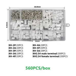 XH2.54-2P/3P/4P/5P Cold Press Terminal Car Connector Male and Female Butt 560 Box thumbnail-5