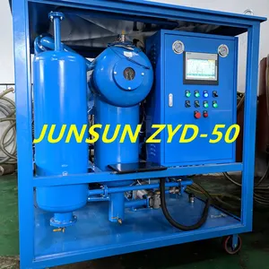 Factory Price 3000 Liter/hour Transformer Oil Purifier Dielectric Fluid Filtration System With Regeneration Device thumbnail-1