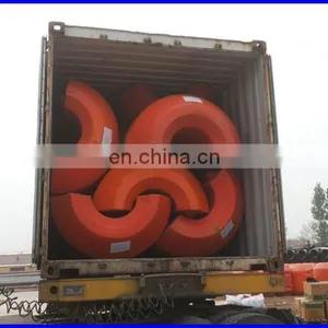 China Manufacture Floater Buoyance 200kg-8180kg MDPE Plastic Pontoon Floaters for Dredging Pipeline thumbnail-5