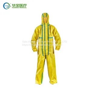 FC3-2001 Chemical Protective Coverall Acid Resistant Chemical Protective Coverall Chemical Resistant Coveralls thumbnail-1