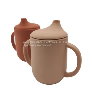 Weiqi Silicone Straw Cups for Kids Toddler Training Drinking Cup With Lid thumbnail-4