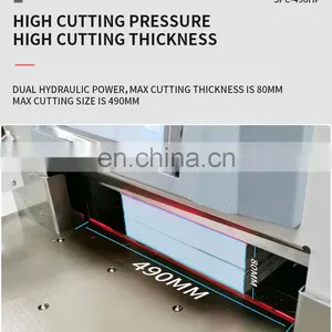 SPC-498HP With Infrared Protection Function and High Efficiency Program Control Paper Cutting Machine for 490 mm Paper thumbnail-5