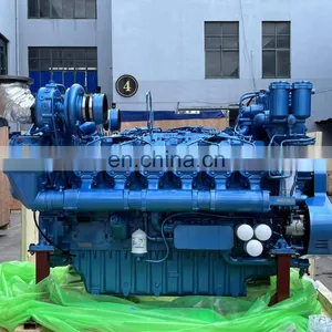 China Manufactory 1104kw/1500hp Weichai Baudouin 12M33 Series 12M33C1500-18 Marine Diesel Engine thumbnail-3
