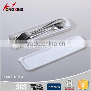 Hot Sale Plastic Children's Tableware With Stainless Cutlery Set thumbnail-1