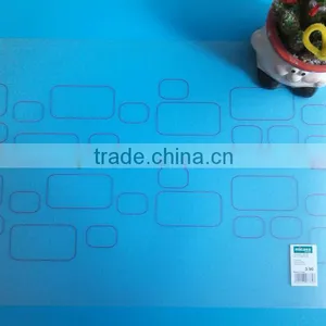 Clear Plastic PVC Placemats, Transparent PP Table Mats for Europe thumbnail-1