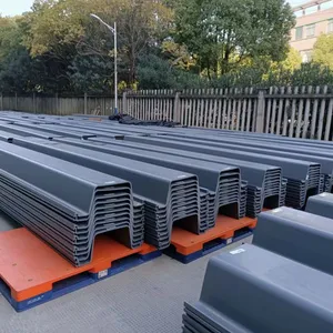 Plastic Seawall Retaining Wall No Steel Sheet Pile PVC Sheet Pile Vinyl Sheet Piling for Flood and Erosion Control thumbnail-5