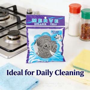 50g Large Kitchen Cleaning Stainless Steel Scourer Ball Durable and Stain Resistant Scourer thumbnail-4