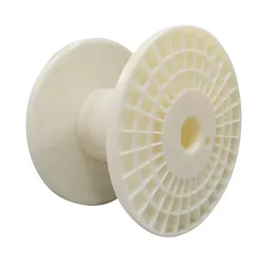 Professional Industrial Long-Term Wire Drum Spool Plastic Custom Loop H-shaped Steel Wheel Power Cord Pulley Moulding Processing thumbnail-1