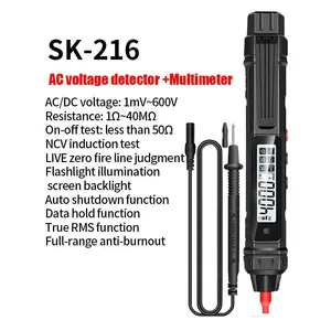 SK-216 Smart Sensing Voltmeter Multimeter Auto-ranging and Data Hold Function thumbnail-1
