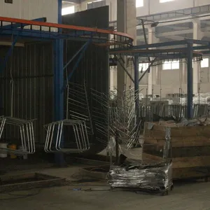 Automatic Electrostatic Powder Coating Spraying Line for Automotive Wheel Rims and Aluminum Profiles thumbnail-4