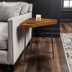 Modern Triangle End Table for Hotel Room thumbnail-2