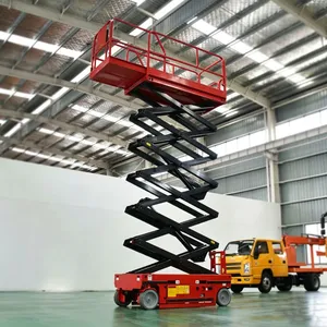 Capacity 450kg 6m 8m 10m 12m 14m Aerial Work Platform Mobile Electric Scissor Lift thumbnail-4