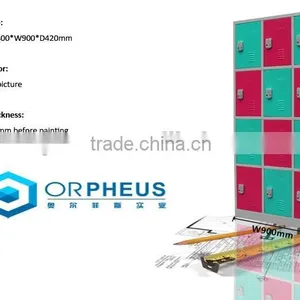 New Arrival Supermarket Metal Lockers Digital Keypad Lock Lockers 12 Doors Intelligent Locker thumbnail-6