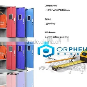 Competitive Price Multi-door Waterproof Clothing Storage Public Metal Spa Locker thumbnail-6
