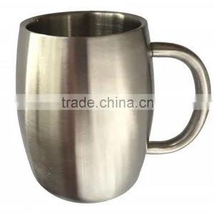 14oz Hot Coffee Mug Passed FDA, CA65 Double Wall 304 Stainless Steel Beer Mug, Coffee Mug thumbnail-1