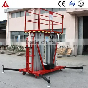 Double Mast Lift Platform / Electrical Telescoping Ladder Lift thumbnail-1