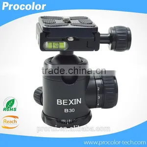 1/4" Screw Photography Camera Tripod Ball Head 360 Degree Fluid Rotation Ballhead For DSLR Camera thumbnail-1