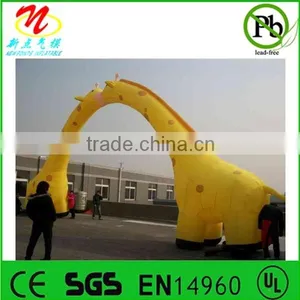 Giraffe Shaped Inflatable Entrance Arches for Advertisement thumbnail-1