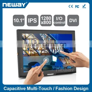 10.1" Lux Auto Brightness I/O Control Interface LCD Industry Monitor thumbnail-1